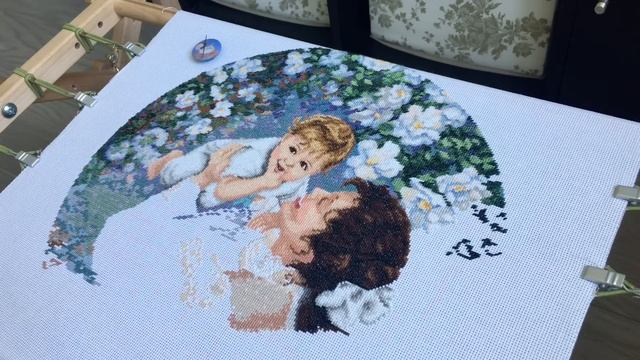 13. Вышивка крестиком. Вышивальные итоги апреля смотреть онлайн