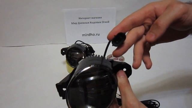 Светодиодные противотуманные фары с ДХО на Nissan \ Infiniti \ Renault. ПТФ Рено, Ниссан, Инфинити. смотреть онлайн