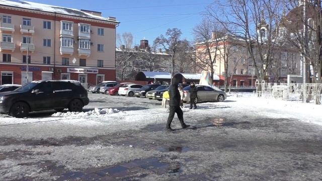 Хроника Мариуполя .ТВ Мариуполь Прогулка по зимнему Мариуполю .Видеокамера Panasonic HC-V750 . смотреть онлайн