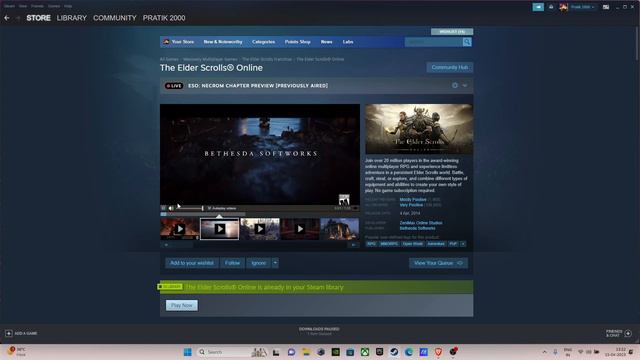 The Elder Scrolls is available for free on STEAM [Limited Period of Time] смотреть онлайн