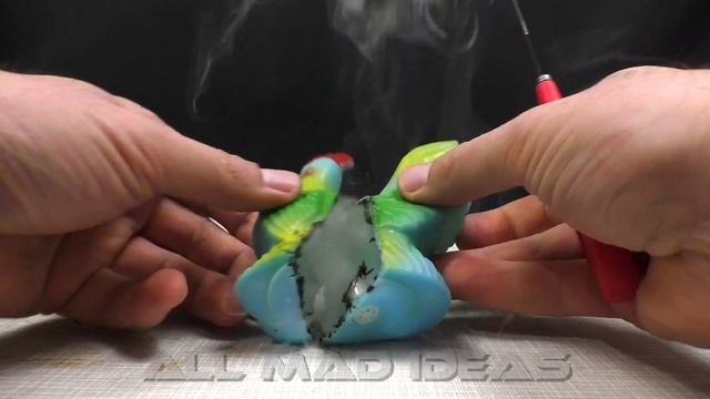 GLOWING 1000 DEGREE KNIFE VS CHICKEN! AMAZING EXPERIMENT! ODDLY SATISFYING VIDEO смотреть онлайн