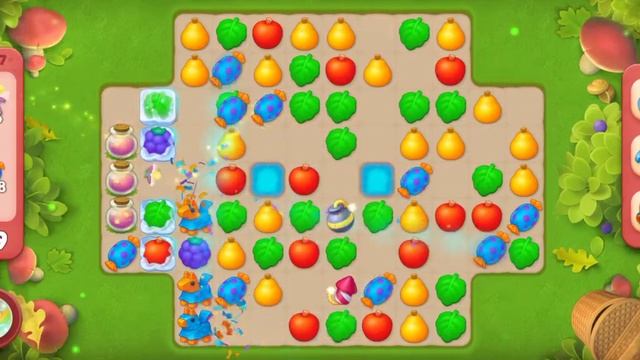 Gardenscapes Level 2107 [No Booster] [Hard Level] #androidgameplay #gardenscapesgame #tranding