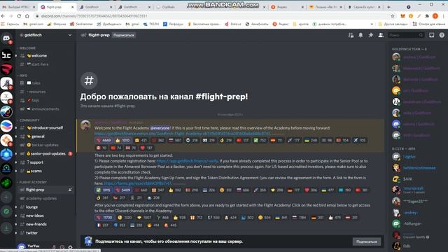 Амбассадорская программа (flight academy) в GoldFinch Finance! смотреть онлайн