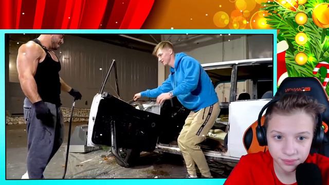 DontWorry Самый СИЛЬНЫЙ Человек В МИРЕ Vs МАШИНА Челлендж ! Получит 1000$ РЕАКЦИЯ НА ДОНТВОРИ