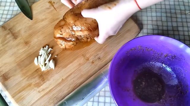 сочная ароматная куриная грудка/куриная "буженина"/juicy fragrant chicken breast/замена колбасе!!! смотреть онлайн