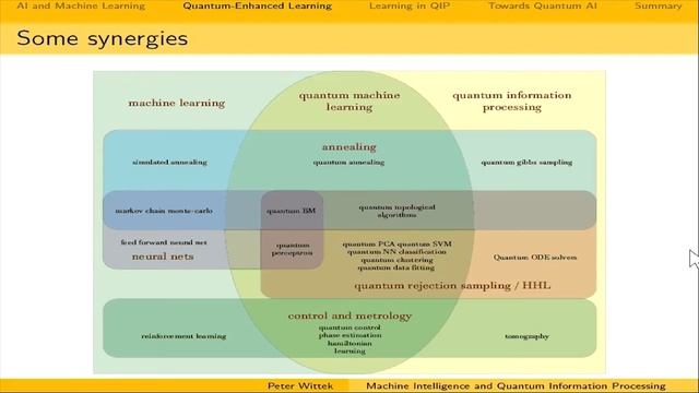 Machine Intelligence and Quantum Information Processing - Peter Wittek смотреть онлайн