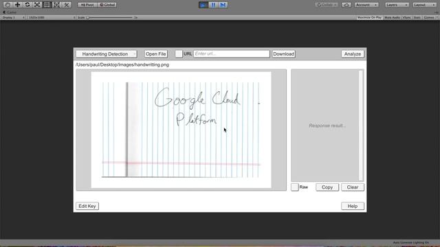 Google Cloud Vision for Unity - Handwriting Text Detection смотреть онлайн