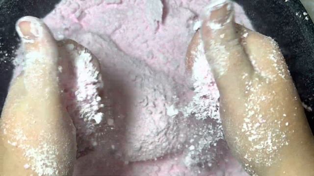 Gym Chalk Pink Water Crumble Results | Oddly Satisfying | ASMR смотреть онлайн