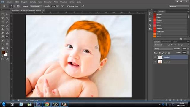 Como fazer cabelo no Photoshop cs6 смотреть онлайн
