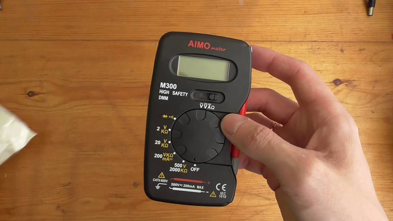 Мультиметр Цифровой AIMO M300 от GearBest!!!