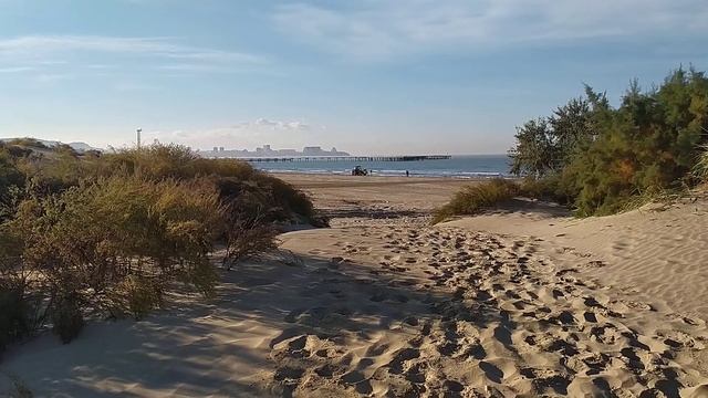 Утро в Анапе. Отель La Мелия. Дюны. Море смотреть онлайн