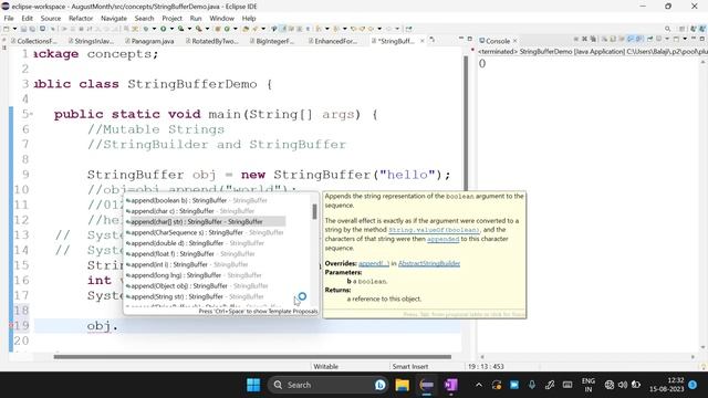 StringBuffer and StringBuilder in Java in Tamil | Mutable String | Java In Tamil | conquer victory смотреть онлайн