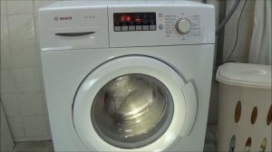 BOSCH WAB28220 washing machine, Delicates rapid - Quick wash 30 degrees program test example #304