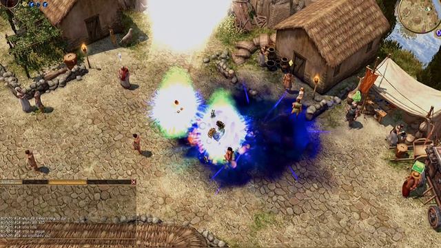 Titan Quest:: A Russian Fails To Attack Me And Then In Anger Tries To Crash Server By Spamming. смотреть онлайн