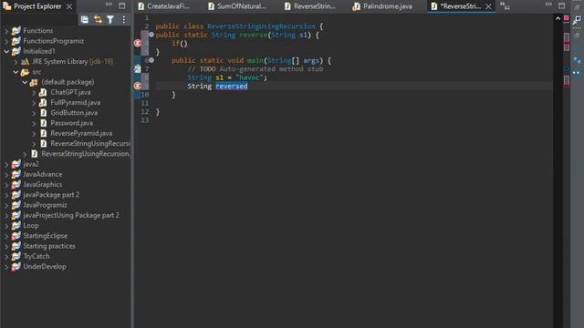 Reverse String using recursion in java||java example смотреть онлайн