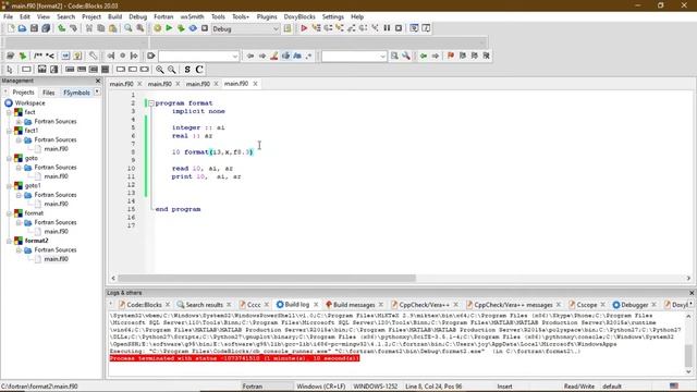 Format specifiers in FORTRAN | Tutorial - 12 смотреть онлайн