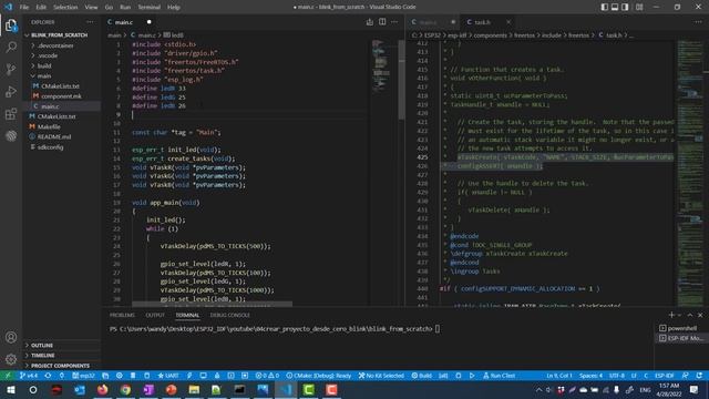 ?️ ESP32 IDF SDK 10: FreeRTOS TASK (3 tareas en paralelo) смотреть онлайн