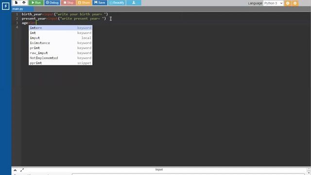 Python Program | Calculating age смотреть онлайн