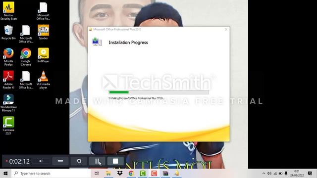 Tutorial cara Instal Microsoft Office 2010 смотреть онлайн