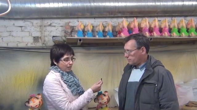Производство садовых фигур. Покраска смотреть онлайн
