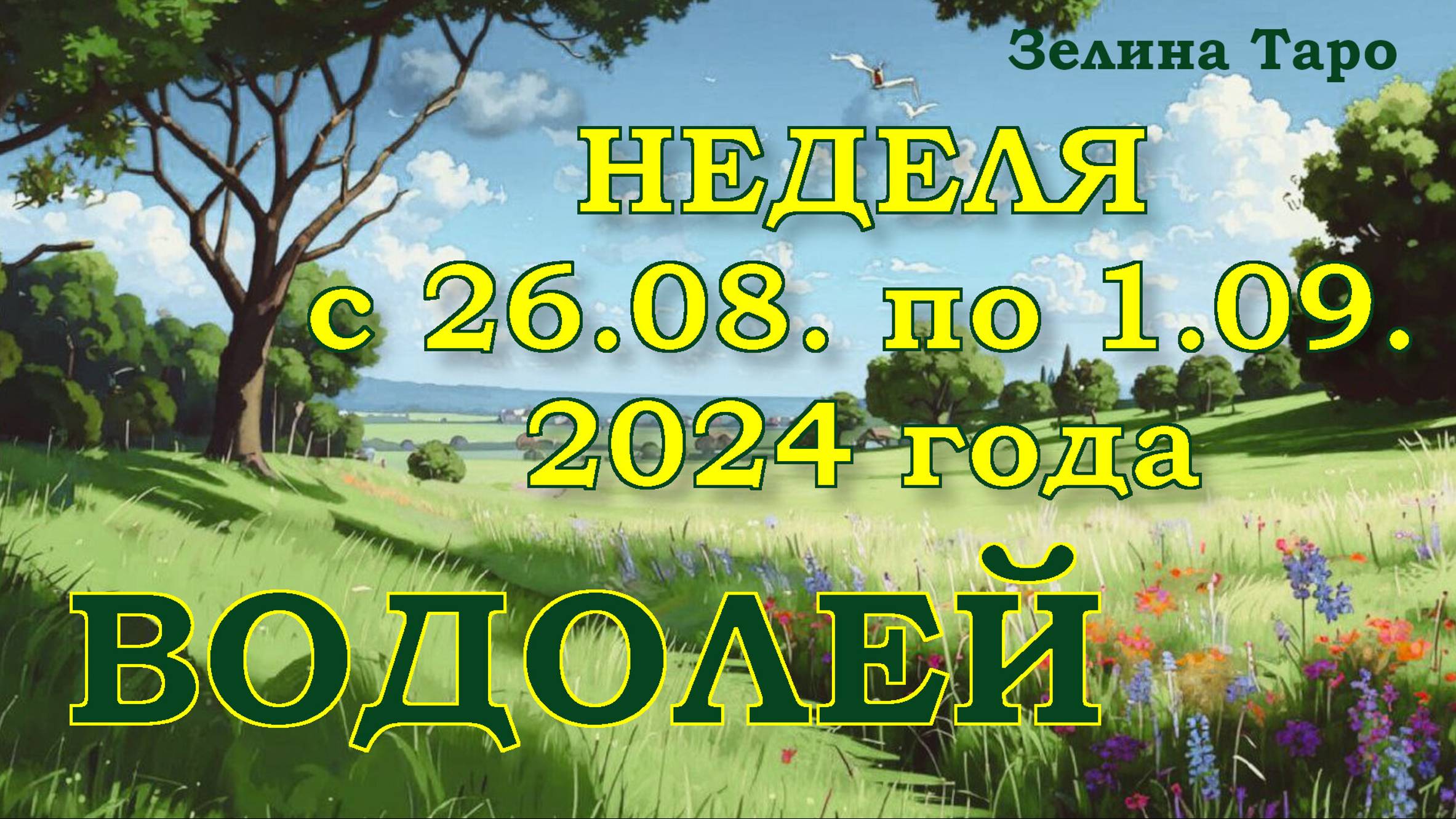 ВОДОЛЕЙ | ТАРО прогноз на неделю с 26 августа по 1 сентября 2024 года