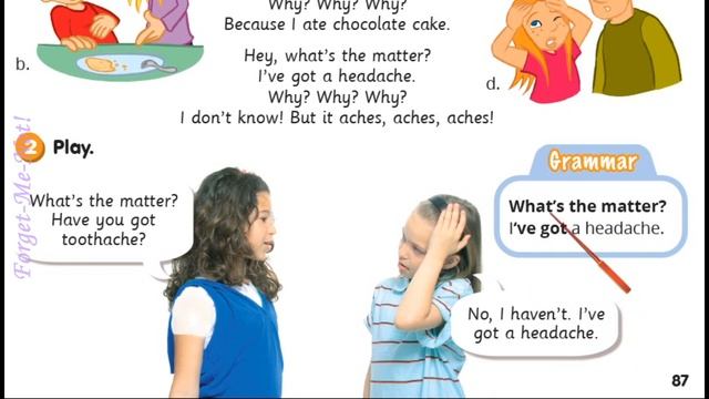 Smart Junior 4 Module 7 What's the Matter ? Sing a Song с.87 & Workbook✔Відеоурок смотреть онлайн