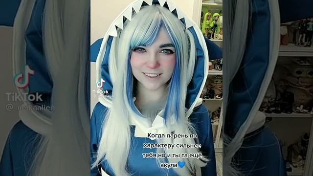 Акуля,когда парень сильнее характером.#shorts,
