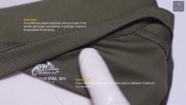 [CBW] Helikon-Tex UNDERWEAR (FULL SET) US LVL1 / Quick Dry Fabric / Flat Seams / Raglan Sleeves