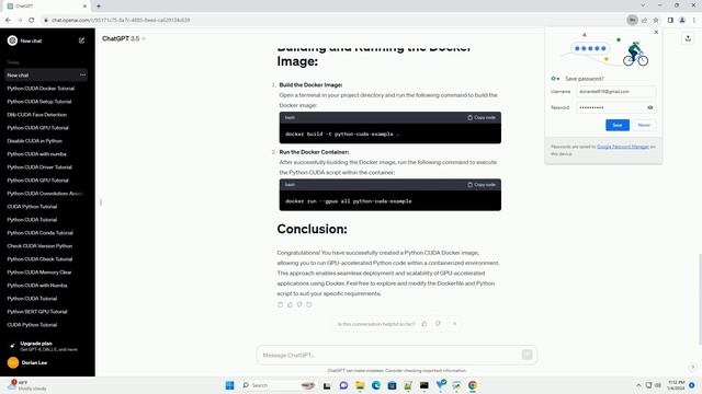 python cuda docker смотреть онлайн