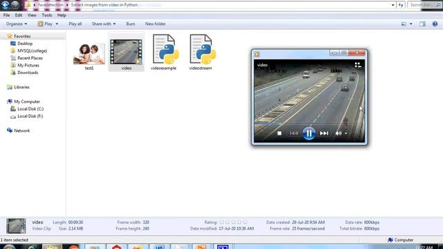 Extract images from video in Python смотреть онлайн
