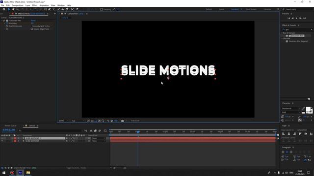 Как сделать Киношные Титры в After Effects tutorial - Анимация Текста смотреть онлайн