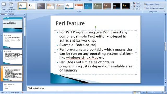 Perl Introduction,features смотреть онлайн