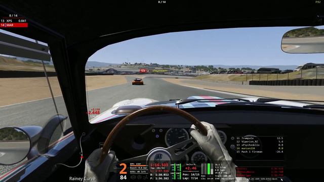 Assetto Corsa League Racing - GTL Test Race 1 - Laguna Seca