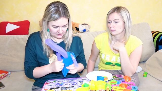 У КОГО ЕДА ВКУСНЕЕ PLAY DOH Плей до челлендж Дмитриевны смотреть онлайн