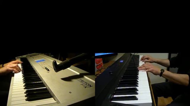 Piano Improvisation No. 2 for two pianos (duet) - Original Music Composition - Multitrack смотреть онлайн