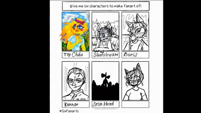 #sixfanart Speed paint. Рисую Fnaf, коты воители, Batim, детроит, крипипаста, countryhumans. смотреть онлайн