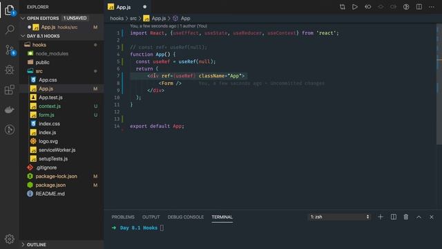 React Hooks useRef Hook #23 смотреть онлайн