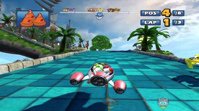 Sonic & SEGA All Stars Racing MONKEY CUP in 2020! Chuchus gameplay. смотреть онлайн