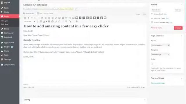 Using Shortcodes in Microcosm theme for WordPress смотреть онлайн