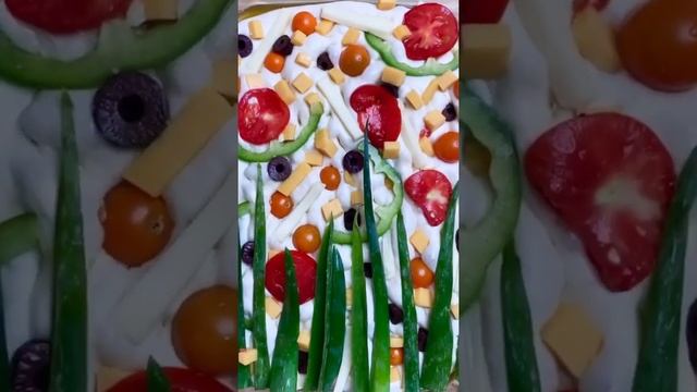 Фокачча с рисунком. Необычное оформление. Легко и просто. #еда#тесто#фокачча смотреть онлайн
