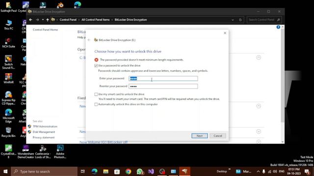 How To Enable Bitlocker Drive Encryption In Windows 10,11 systems | Safety Drive Encryption Process смотреть онлайн