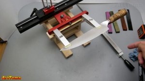 Полировка + заточка кухонного ножа VG10 масляными камнями до 10000 на точилке toohr #2 с Алиэкспрес