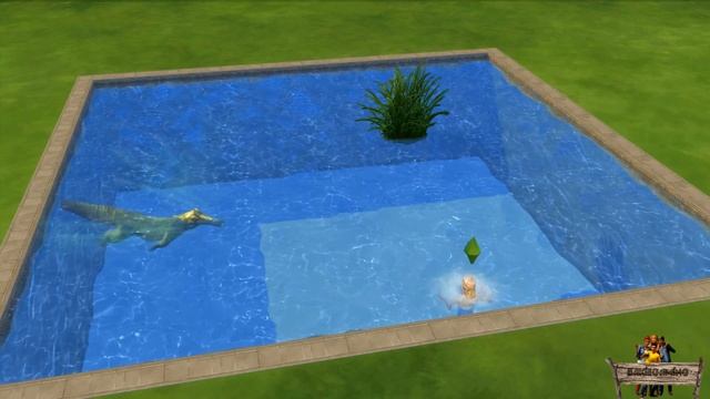 Bakies The Sims 4 Custom Content: Animated Alligator + Green Stinky Bubbles смотреть онлайн