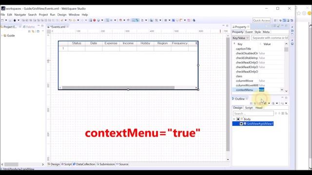 GridView - Context menus to adjust column widths | GridView | WebSquare5 - Quick Guide смотреть онлайн