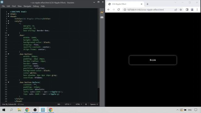 Ripple Effect Button on Click Using HTML, CSS & JavaScript смотреть онлайн