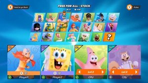 Nickelodeon All Star Brawl 2-Player Gameplay No Commentary