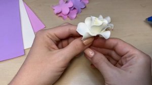 Ободок ЕДИНОРОГА Своими руками Резиночки из фоамирана Цветы из фоамирана