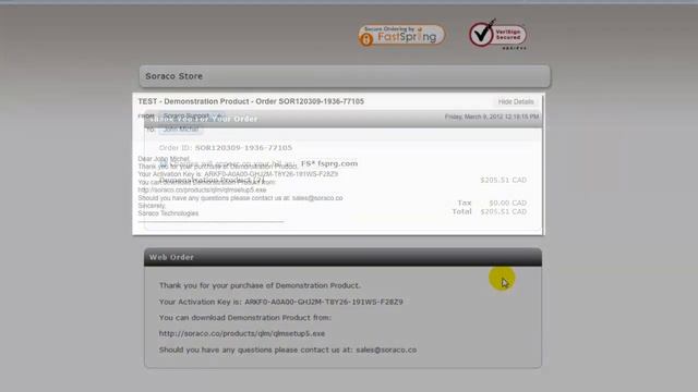QLM FastSpring Integration смотреть онлайн