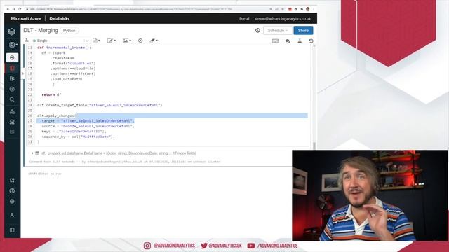 Advancing Spark - Delta Live Tables Merge! смотреть онлайн