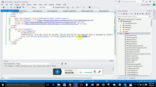 Add jumbotron in bootystrap - learn bootstrap in urdu смотреть онлайн